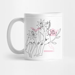 Doodle sheet pink Mug